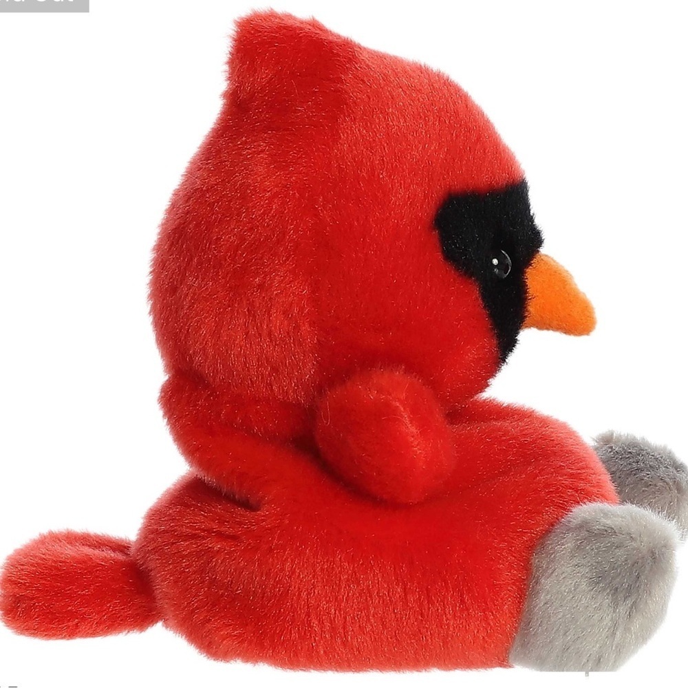 Red Cardinal Stuffed Animal Plush Toy - Picture 2 of 8
